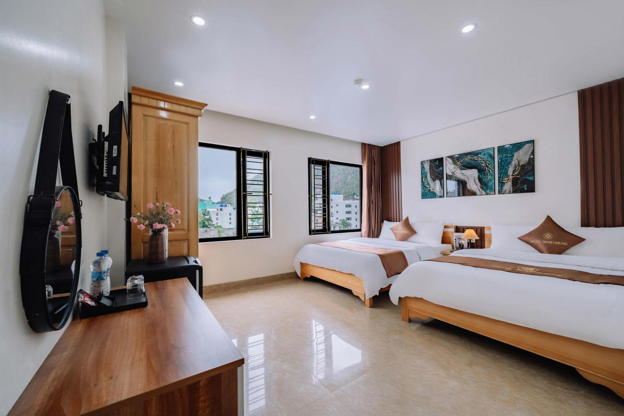 Cat Ba Rose Nhung Hotel Dong Khe Sau ภายนอก รูปภาพ
