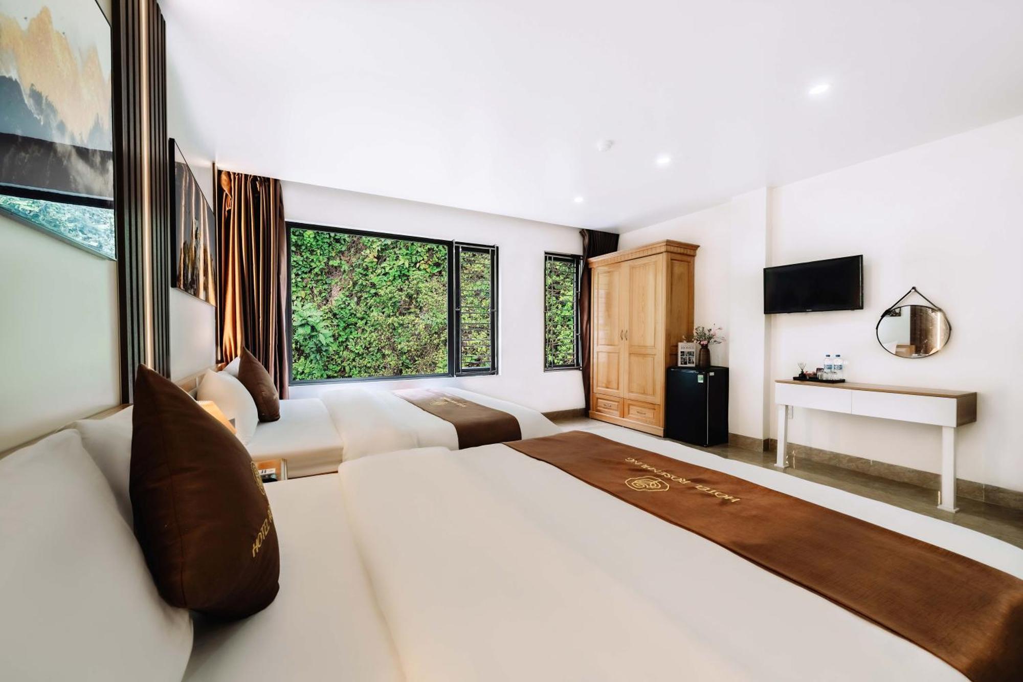 Cat Ba Rose Nhung Hotel Dong Khe Sau ภายนอก รูปภาพ