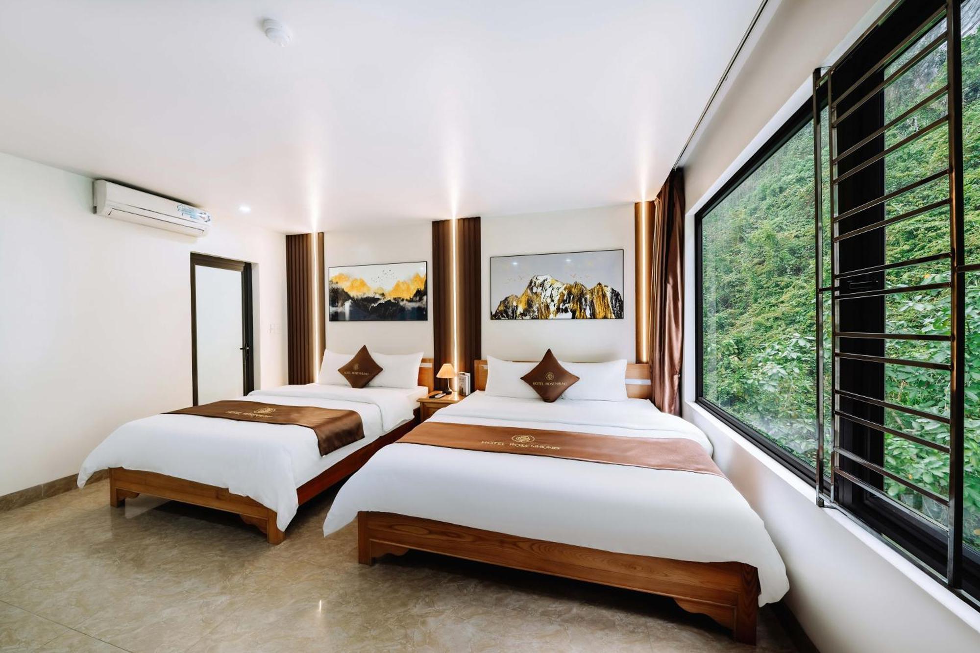 Cat Ba Rose Nhung Hotel Dong Khe Sau ภายนอก รูปภาพ