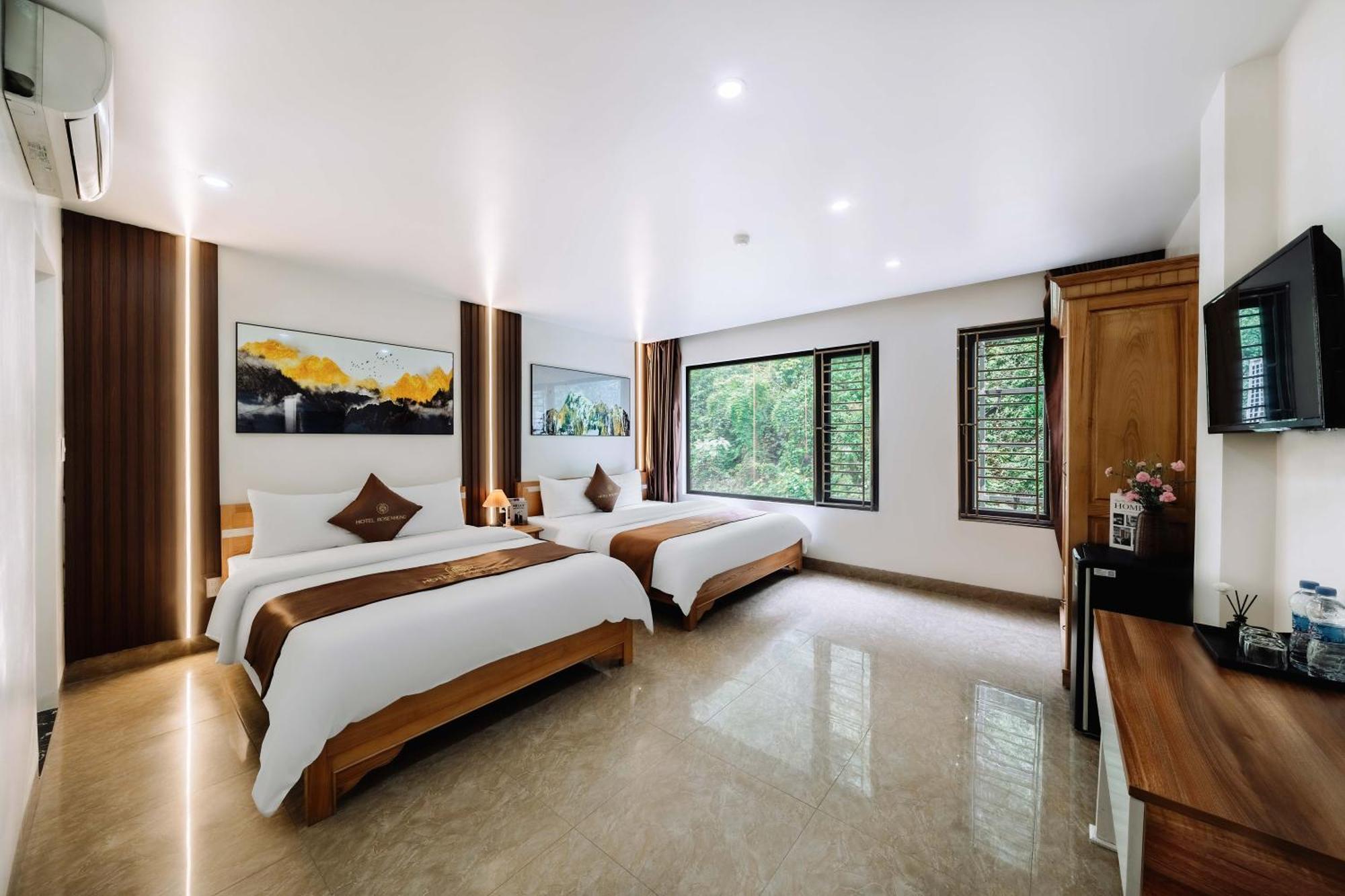 Cat Ba Rose Nhung Hotel Dong Khe Sau ภายนอก รูปภาพ